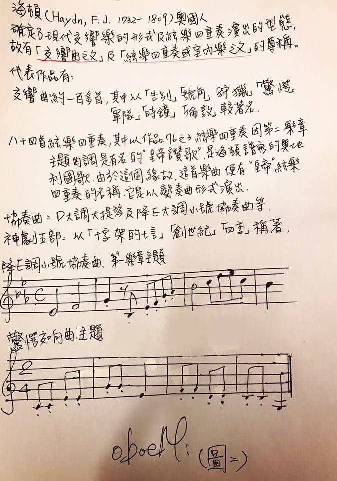 華格納, 海頓, Haydn